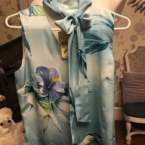 Worn once Tommy Bahama 100% silk blouse